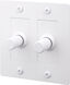 2G 100-120 White Dimmer Switch, LED