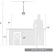 Ferris 1 Light 8 inch Oyster Mini Pendant Ceiling Light