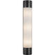 Willard 3 Light 4.38 inch Urban Bronze Bath Vanity Light Wall Light in Opal Glass