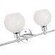 Collier 4 Light 38 inch Chrome Wall sconce Wall Light