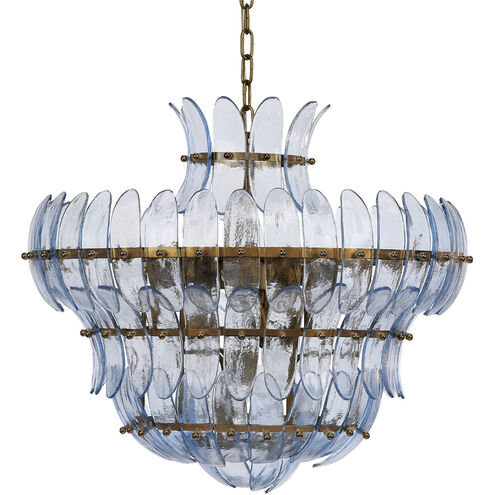 Arcade 10 Light 26 inch Brass Chandelier Ceiling Light