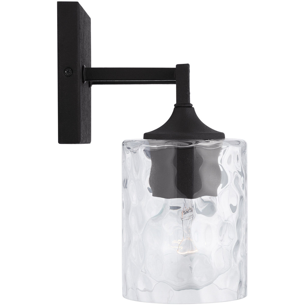 Clint 3 Light 23 inch Black Iron Vanity Light Wall Light