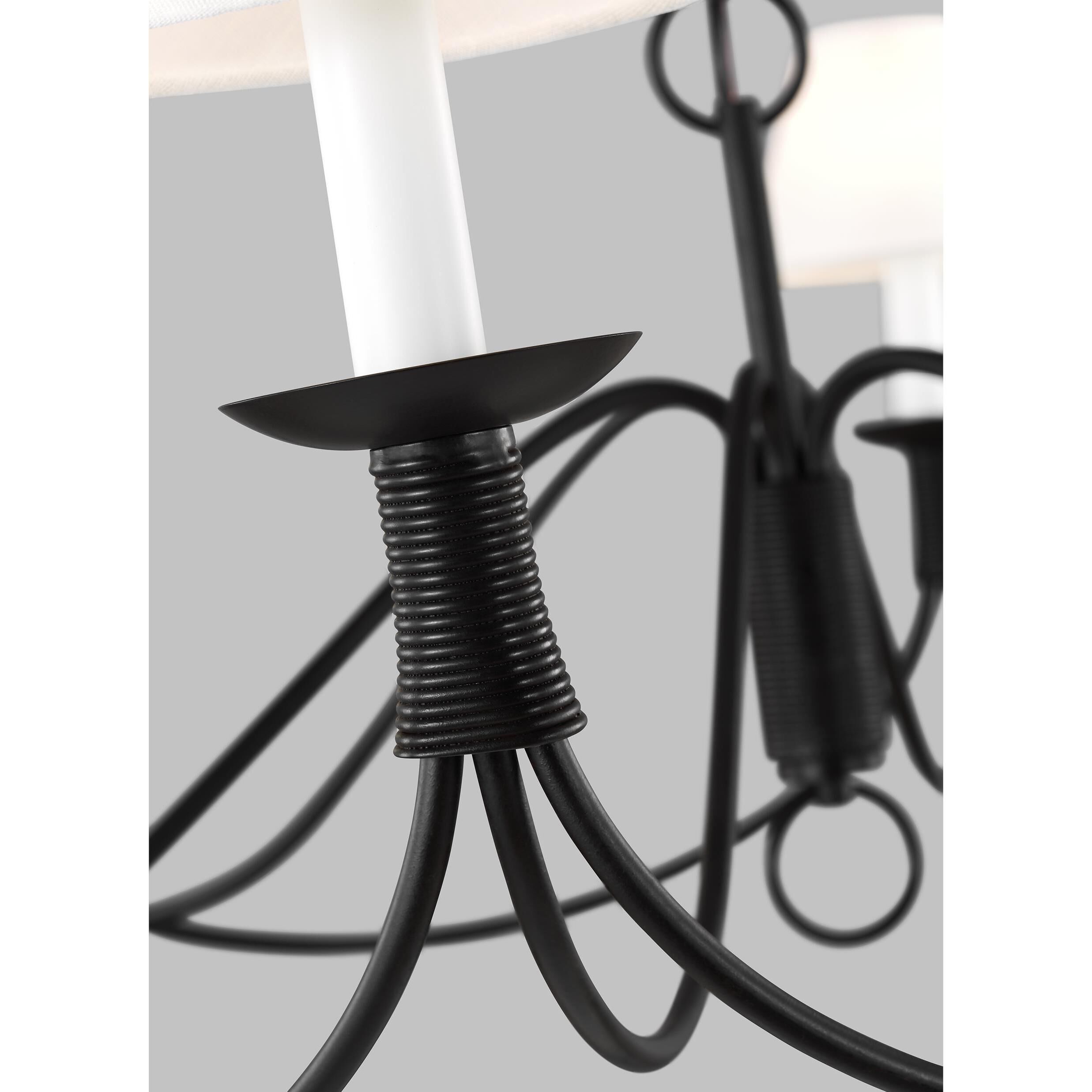 Sullivan 6 Light 41.88 inch Aged Iron Chandelier Ceiling Light