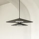 Cruz Pendant Ceiling Light in Felt - Gray, Felt Shade
