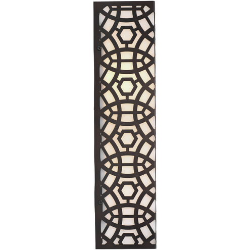 Geo 2 Light 8 inch Oil Rubbed Bronze Wall Sconce Wall Light