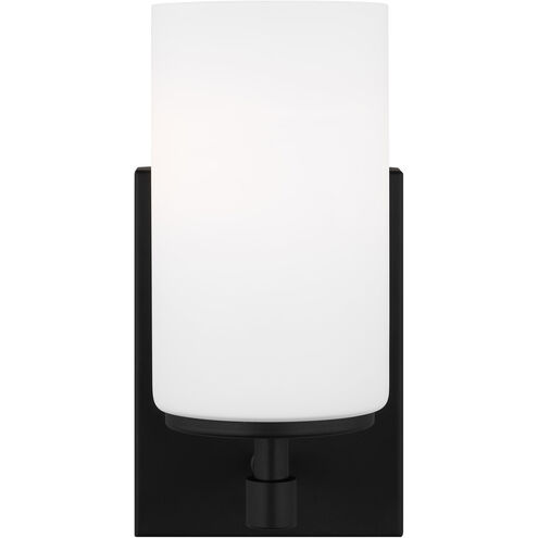 Alturas LED 4.38 inch Midnight Black Wall Bath Fixture Wall Light