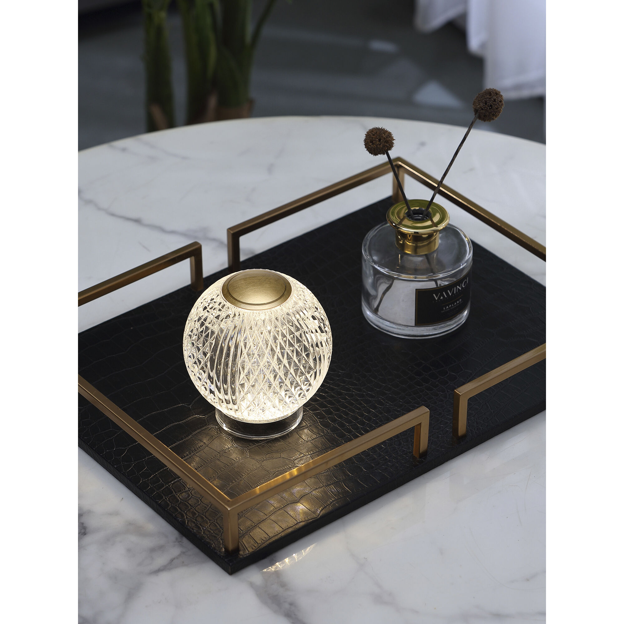 Marni 3.63 inch 1.50 watt Natural Brass Table Lamp Portable Light