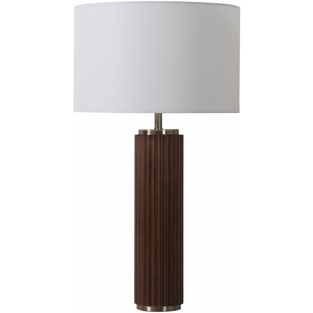 Tambo 30 inch 23.00 watt Dark Walnut and Weathered Brass Table Lamp Portable Light