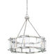 Prescott 6 Light 28 inch Satin Nickel Pendant Ceiling Light