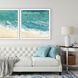 Waterside Collection Blue Framed Art