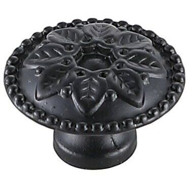 Corio Matte Black Hardware Cabinet Knob, Set of 10