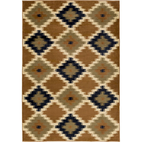 Mountain Home 39 X 23 inch Brown and Brown Area Rug, Polypropylene