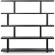 Miri 63 X 62 X 11.5 inch Black Shelf, Large