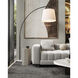 Cloister 87 inch 75 watt Oil Rubbed Bronze and White Floor Lamp Portable Light, Large