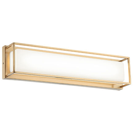 Thornstone LED 18 inch Aged Gold Brass Wall Sconce Wall Light