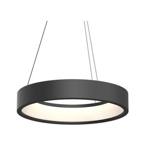 Tromme LED 24 inch Satin Black Pendant Ceiling Light