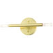 Copenhagen 2 Light 16 inch Satin Brass ADA ADA Sconce Wall Light