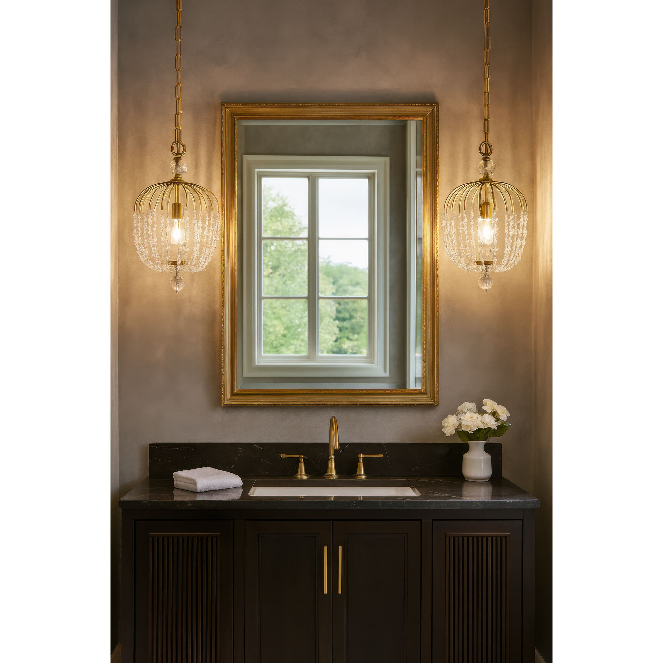 Voliere 1 Light 12.5 inch Havana Gold Pendant Ceiling Light