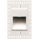 WAC 120V Invisible Trim Step Light LED 1.75 inch White ADA Step and Wall Light in 3000K Warm White LED, WAC Lighting