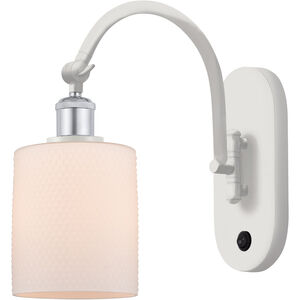 Ballston Cobbleskill LED 5 inch White and Polished Chrome Sconce Wall Light