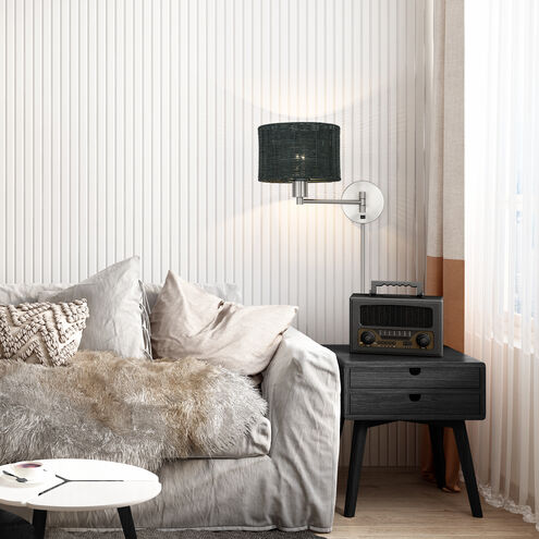 Weavington 15.5 inch 40.00 watt Brushed Nickel Swing Arm Wall Lamp Wall Light