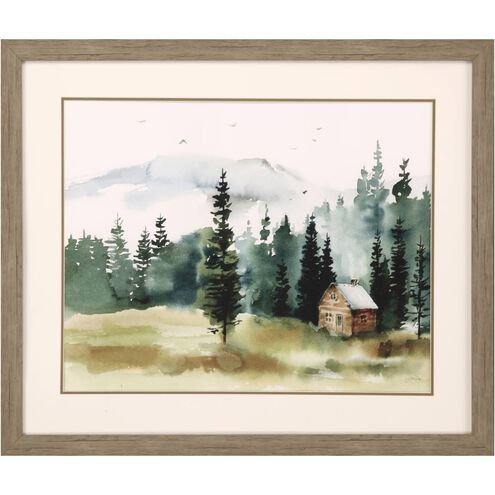 Landscapes Collection Green Framed Art
