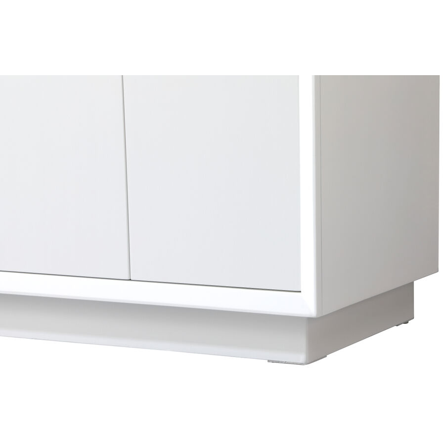 Hayes 72 X 22 X 35 inch White Vanity Sink Set