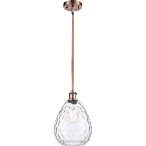 Ballston Large Waverly LED 8 inch Antique Copper Pendant Ceiling Light, Ballston