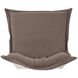 Barbet Chocolate and Natural Chair Cover & Cushion