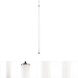 Caden 1 Light 5.1 inch Satin Nickel Pendant Ceiling Light