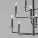Madeira 10 Light 30.25 inch Anthracite Chandelier Ceiling Light