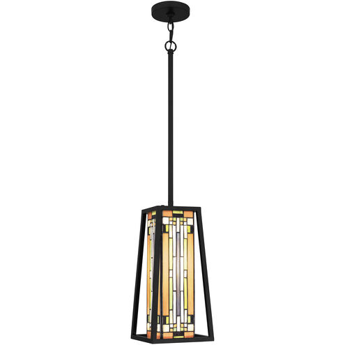 Sierra 1 Light 7.25 inch Matte Black Mini Pendant Ceiling Light, Small