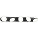 Novel LED 37 inch Black Bath Vanity Light Wall Light