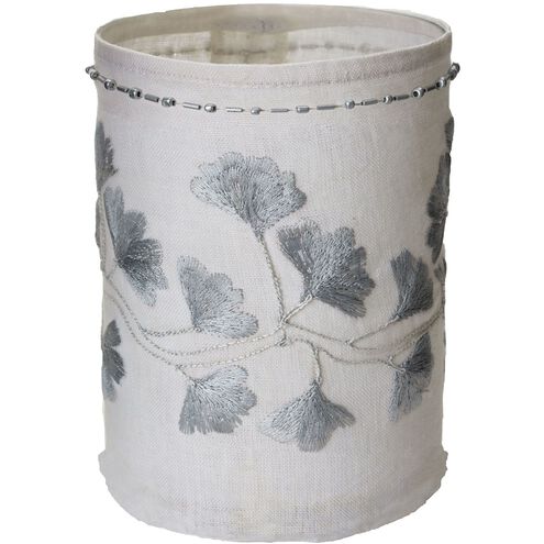 Linen Ginkgo 4 inch Candleholder