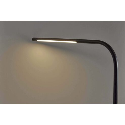 Cullen 24 inch 9.00 watt Black LED Desk Lamp Portable Light, with Smart Switch