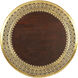 Ranthore Round Brass 24 X 20 inch Artifacts Accent Table