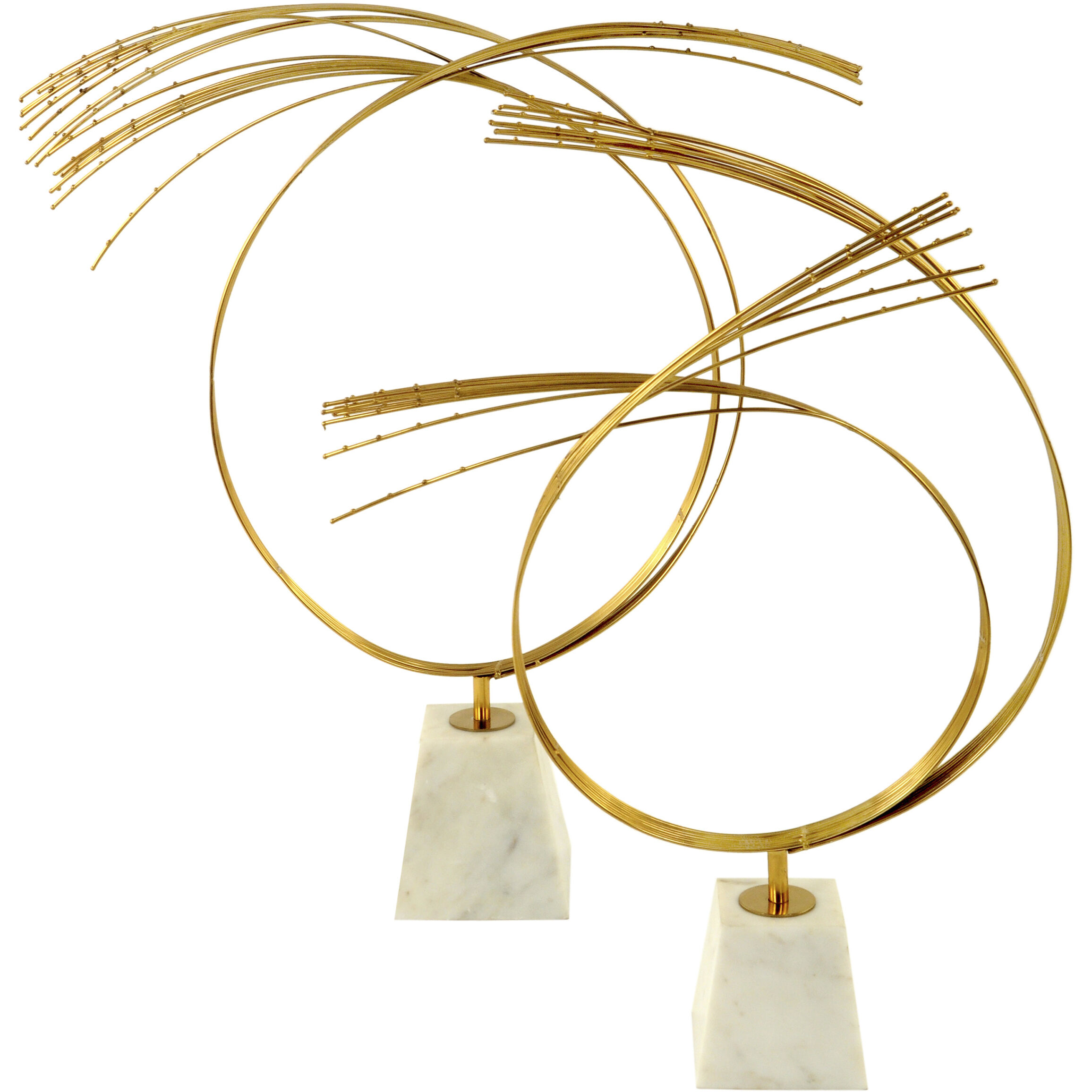 Agra Gold and White Statue