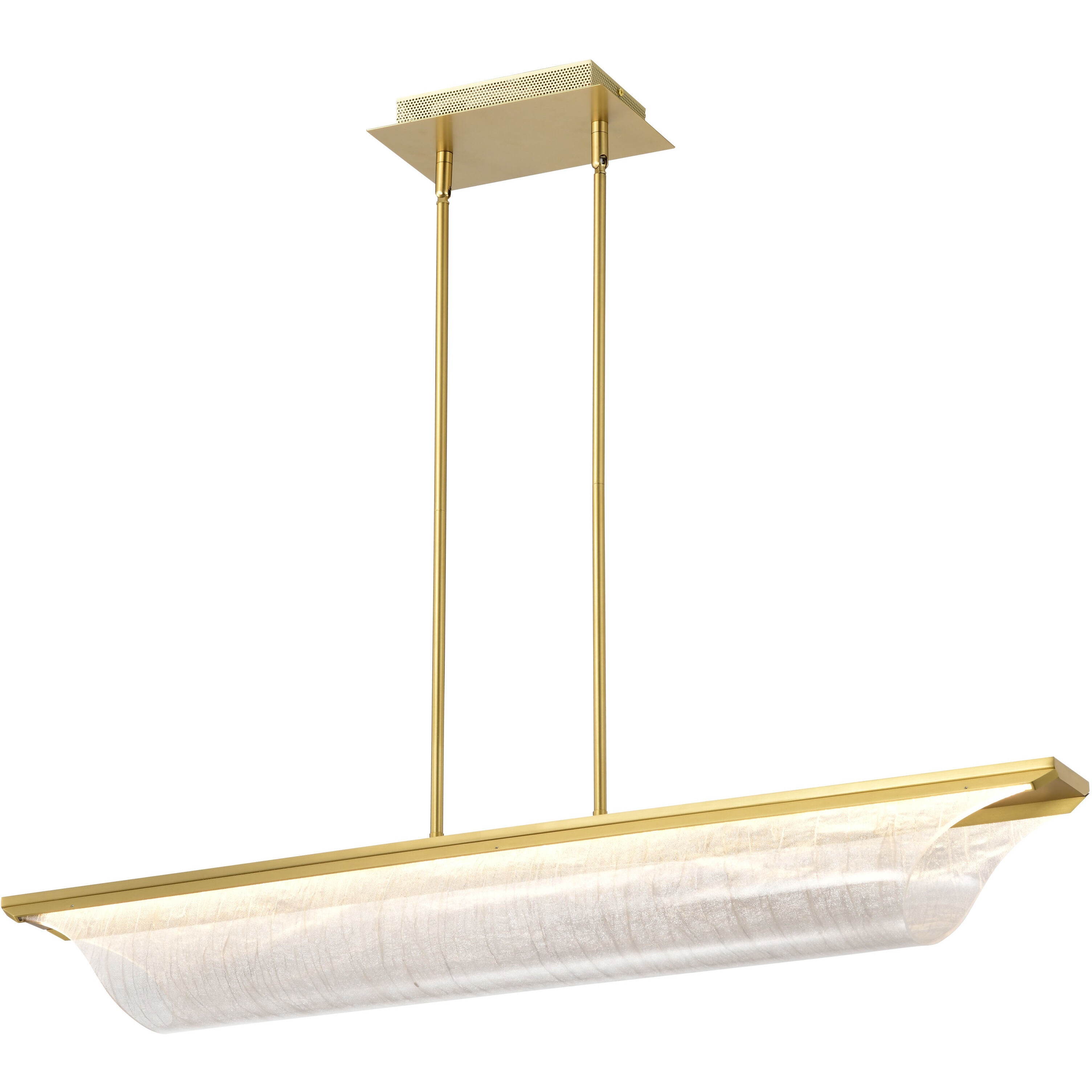 Idris LED 6.25 inch Vintage Brass Pendant Ceiling Light