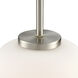Laphia 1 Light 8 inch Brushed Nickel Pendant Ceiling Light