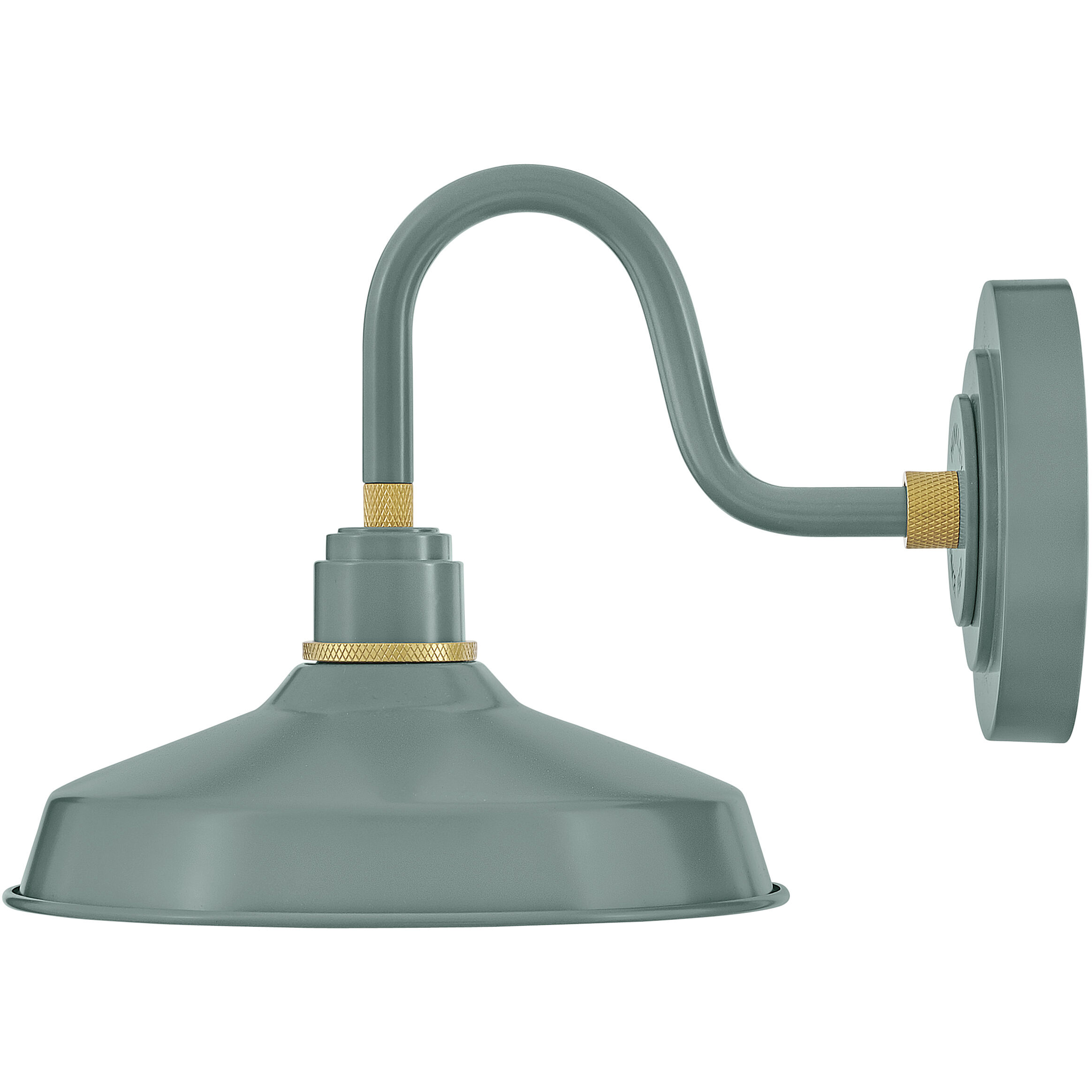 Brass gooseneck outdoor light cheap