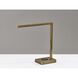 Aidan 16 inch 6.00 watt Antique Brass Wireless Charging Desk Lamp Portable Light, with AdessoCharge 