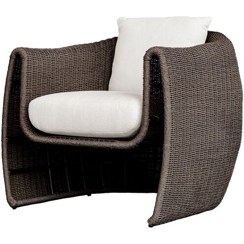 Tropic Mocha and Oyster White Outdoor Lounge Chair