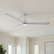 Atlas Alessandra - LK 72 inch Brushed Nickel with Barn Wood Tone Blades Ceiling Fan