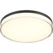 Vantage LED 11 inch Coal Flush Mount Ceiling Light, Outdoor