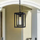 Mulvane 1 Light 7 inch Black Outdoor Hanging Light