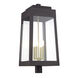 Oslo 4 Light 31 inch Bronze with Antique Brass Candles Outdoor Post Top Lantern