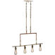 New Traditional 4 Light Copper Chandelier Ceiling Light