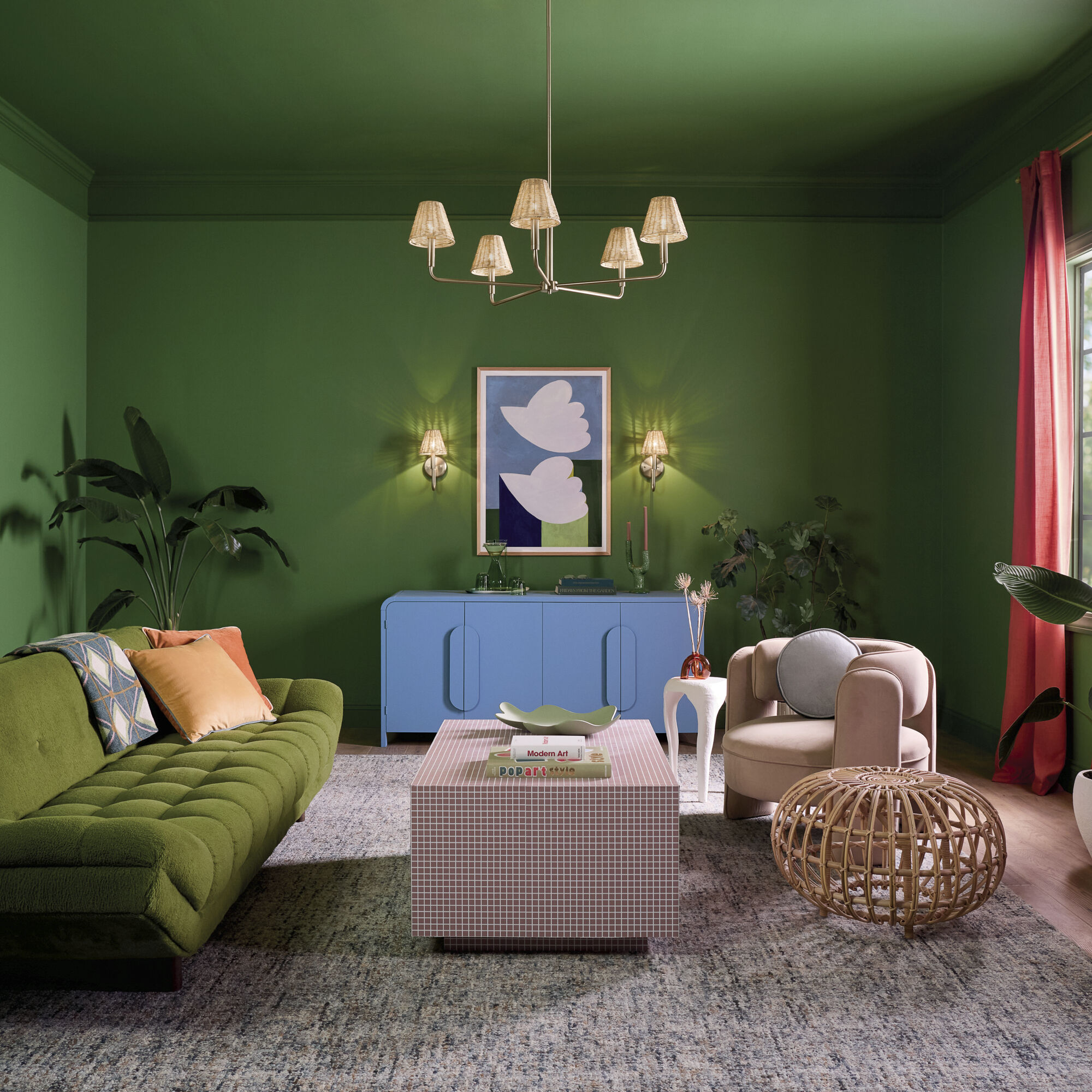 Bekah 5 Light Champagne Bronze Chandelier Ceiling Light