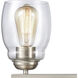 Calistoga 3 Light 22 inch Brushed Nickel Vanity Light Wall Light