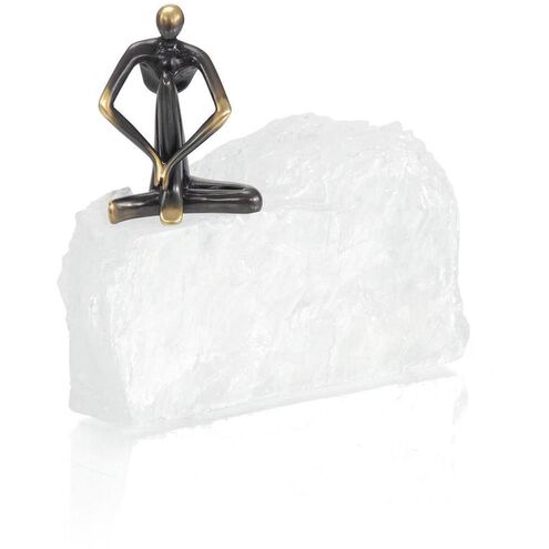 Man on Edge II 8.75 X 8 inch Sculpture